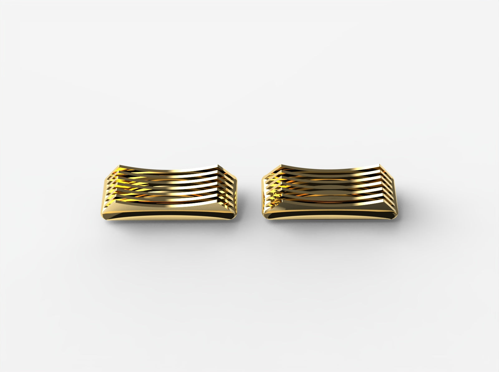 Naomi – Gold Pin Earrings