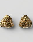 The Lucy Link Studs in Gold