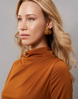 The Lucy Link Studs in Gold