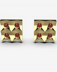 Ciera Studs – Gold Statement Earring