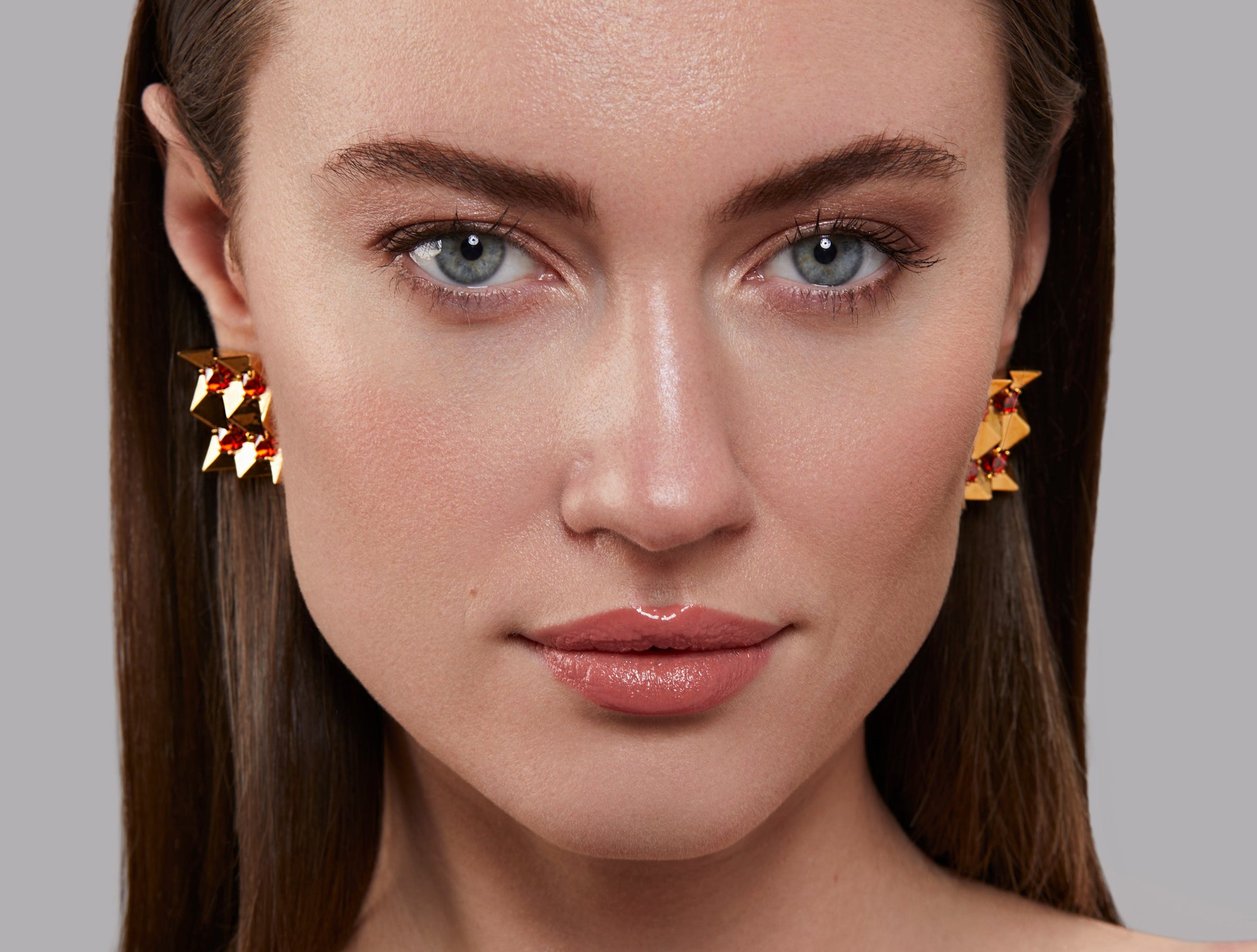 Ciera Studs – Gold Statement Earring