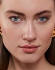 Ciera Studs – Gold Statement Earring