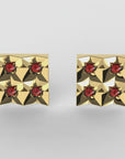 Ciera Studs – Gold Statement Earring