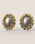 Elise – Gold & Pearl Earrings